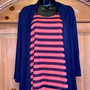 Croft & Barrow Mock- Layered Cardigan (XL)